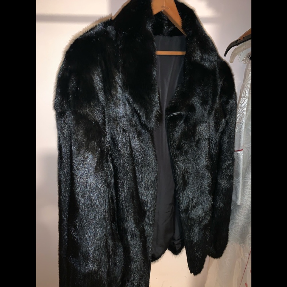 Black Ranch Mink Coat